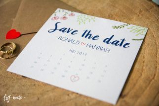 Save the date met kalender